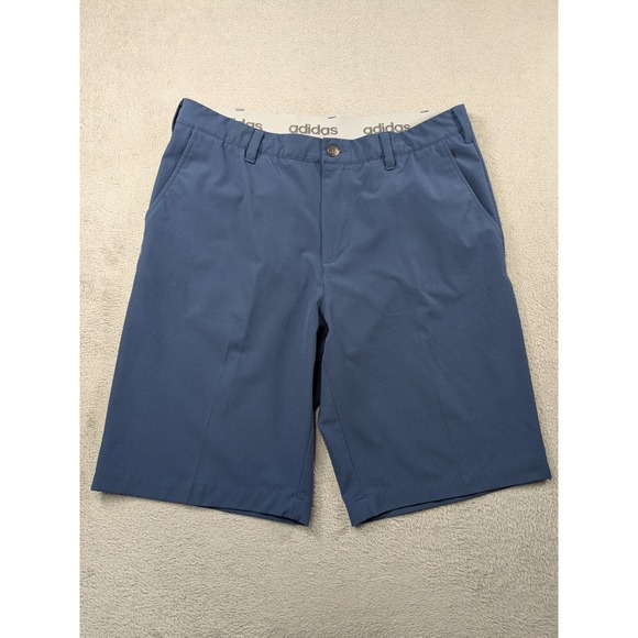 adidas Other - Adidas Golf Shorts Mens 34 Blue Performance Stretch Flat Front Ultimate365